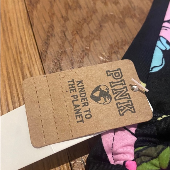 2pcs Swim Bikini Set Victoria's Secret Floral Retro Ultimate Gym Pinup PINK XL/L - Picture 7 of 14